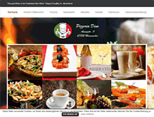 Tablet Screenshot of pizzeria-dino.com